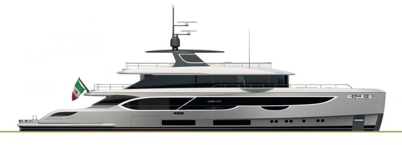 Яхта Benetti Oasis 40m план палуб