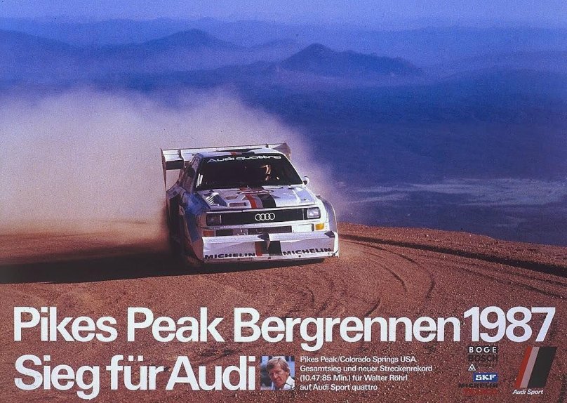 Audi Sport quattro s1 Pikes Peak 1986