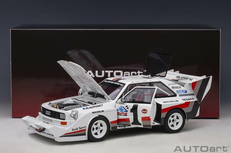 Audi quattro s1 1/18 AUTOART