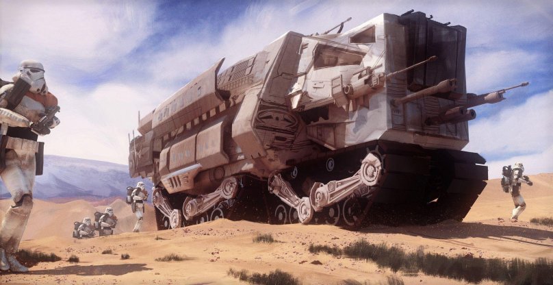 ARTSTATION ilm Art техника империи Star Wars