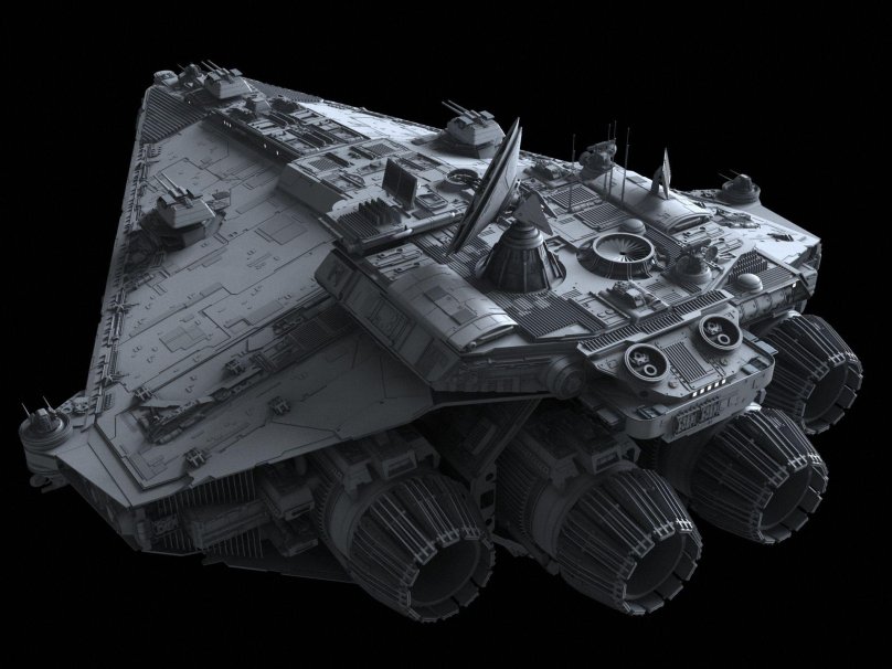 Vigil-class Star Corvette by Fractalsponge Star Wars