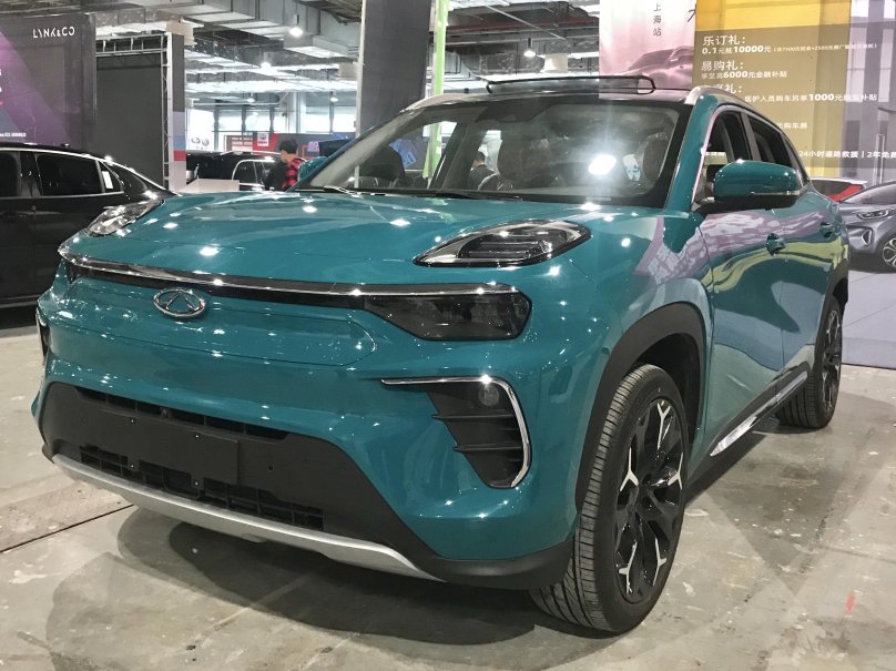 Chery eq5 бирюзовый