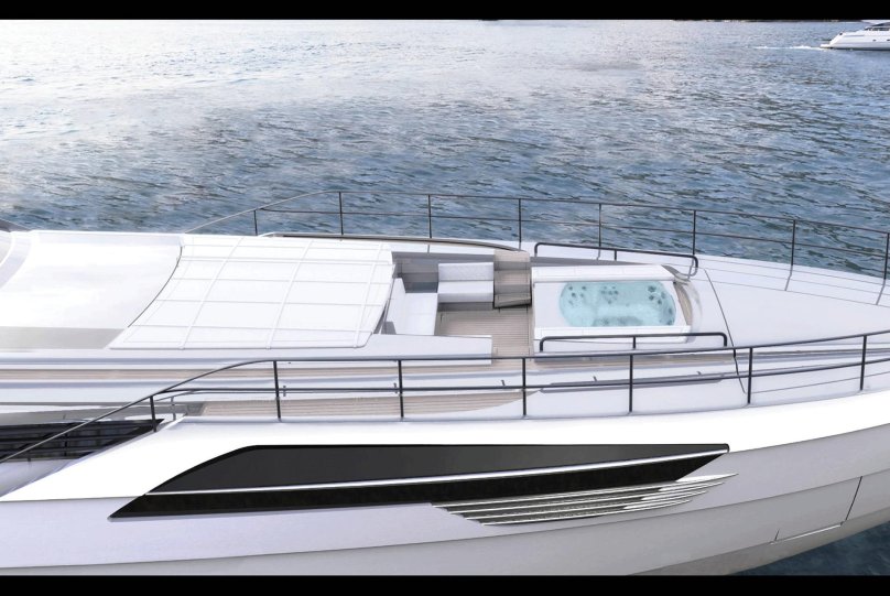 Яхта Першинг 140 план палуб