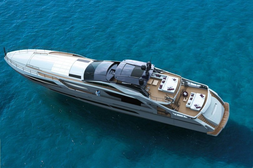 Яхта Першинг самая большая