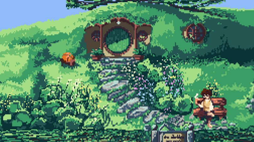 Хоббит пиксель арт