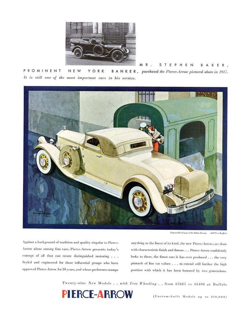 Авто Pierce-arrow 1931