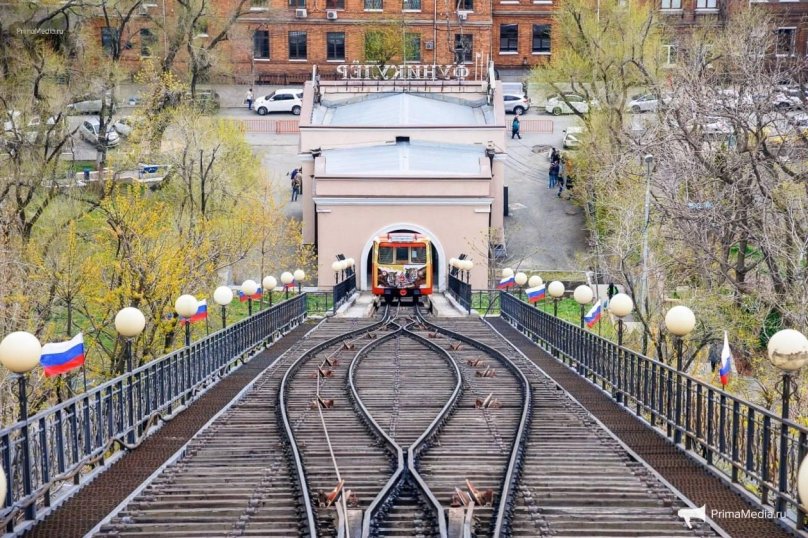 Фуникулер город Владивосток