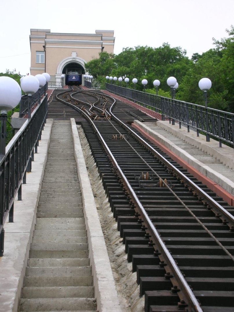 Открытие фуникулёра Владивосток