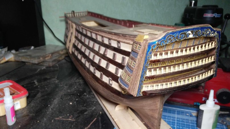 Модель корабля Сантисима Тринидад