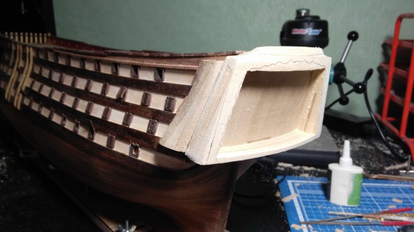 Постройка модели корабля Сантисима Тринидад
