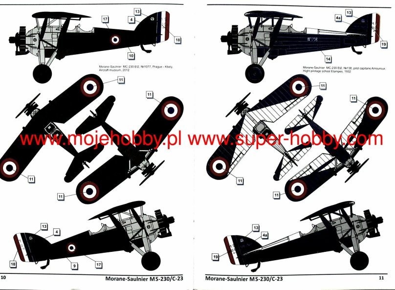 Dw48027 Авиация Morane-Saulnier MS.230/C.23 (1:48)