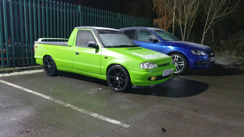 Skoda Felicia Pickup механизм складывания задней стенки