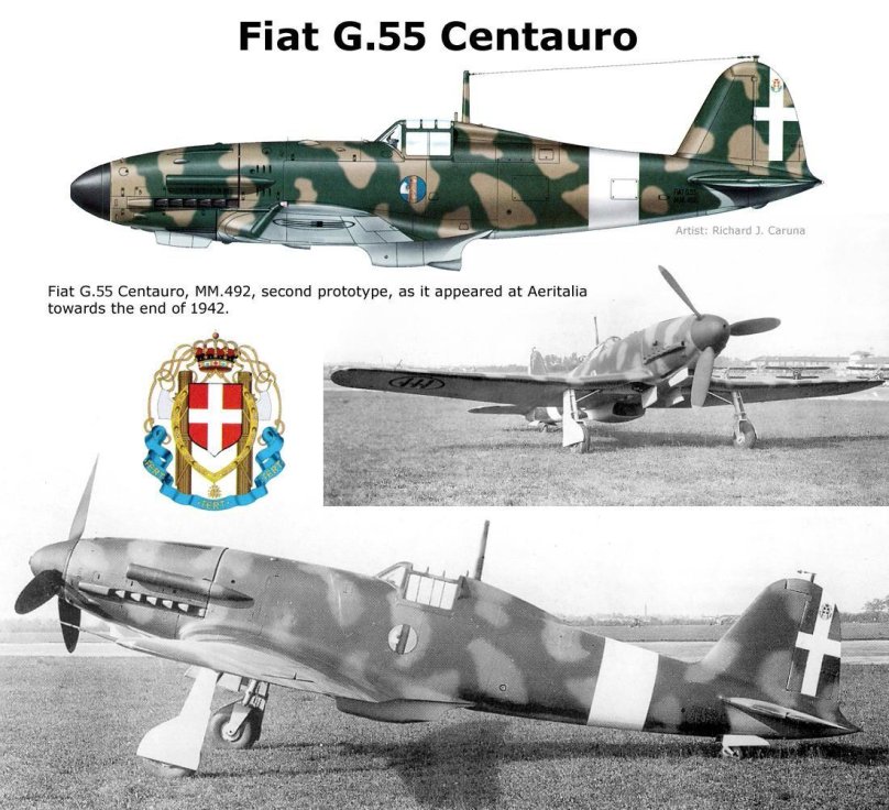 Фиат g 55 самолёт