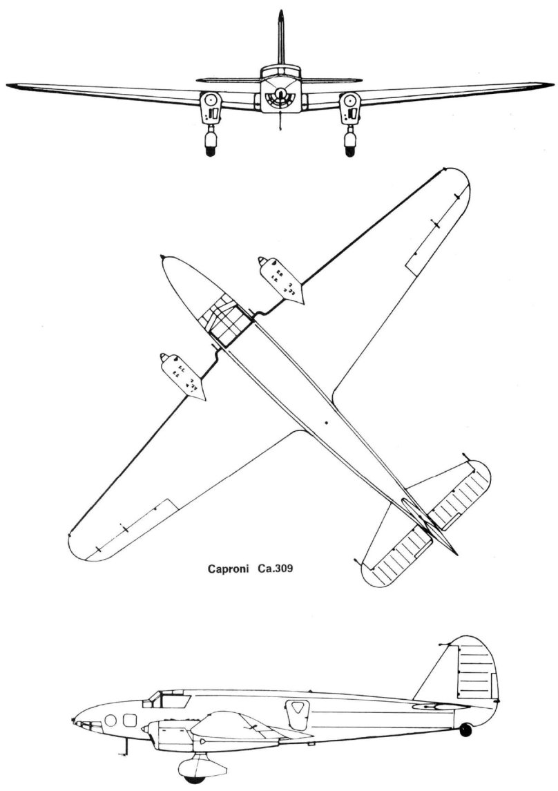 Stipa Caproni чертёж