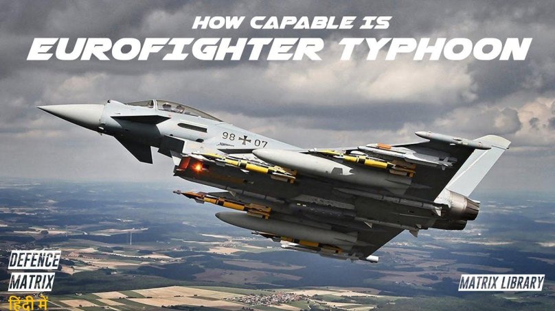 Истребитель Еврофайтер Тайфун