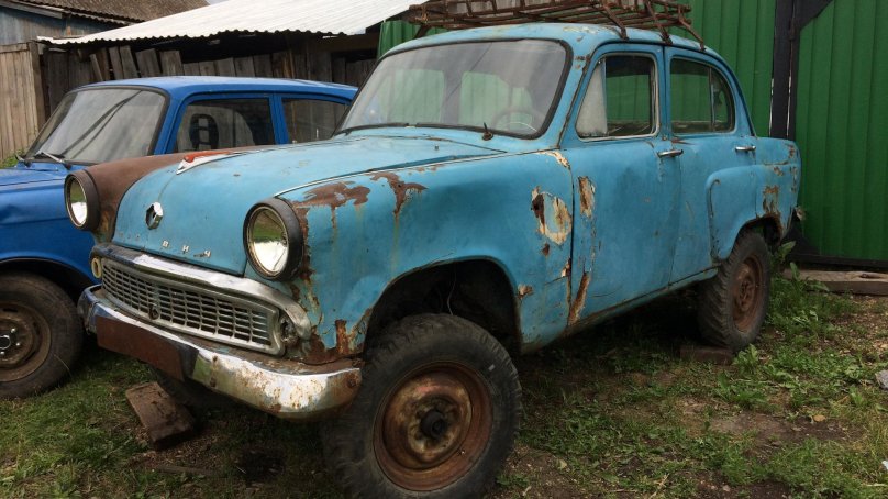 Москвич 410 голубой
