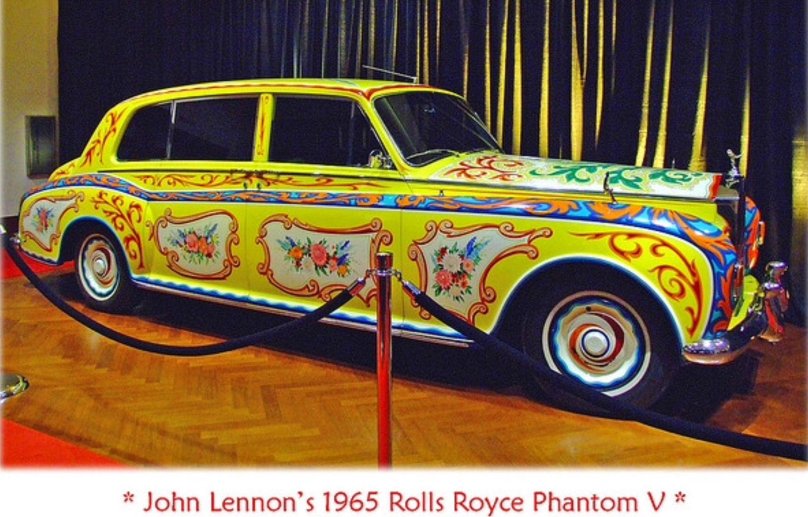 Роллс Ройс Джона Леннона хиппи