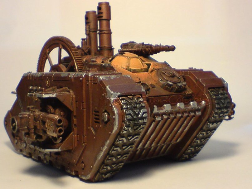 Паровой танк дизельпанк