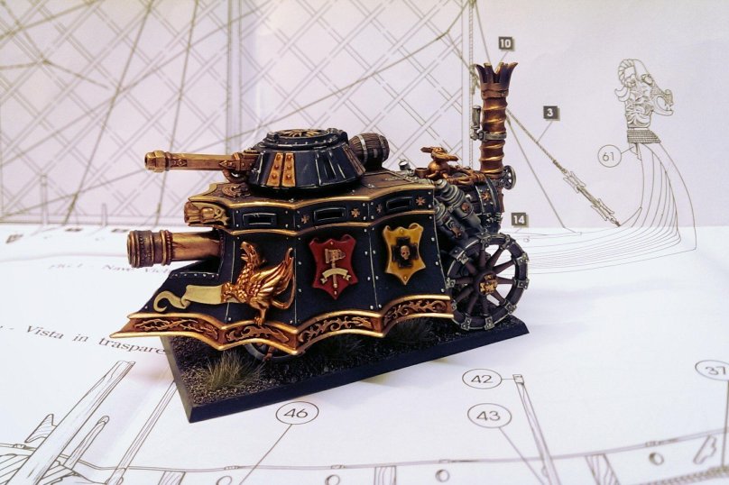 Вархаммер фэнтези Империя паровой танк