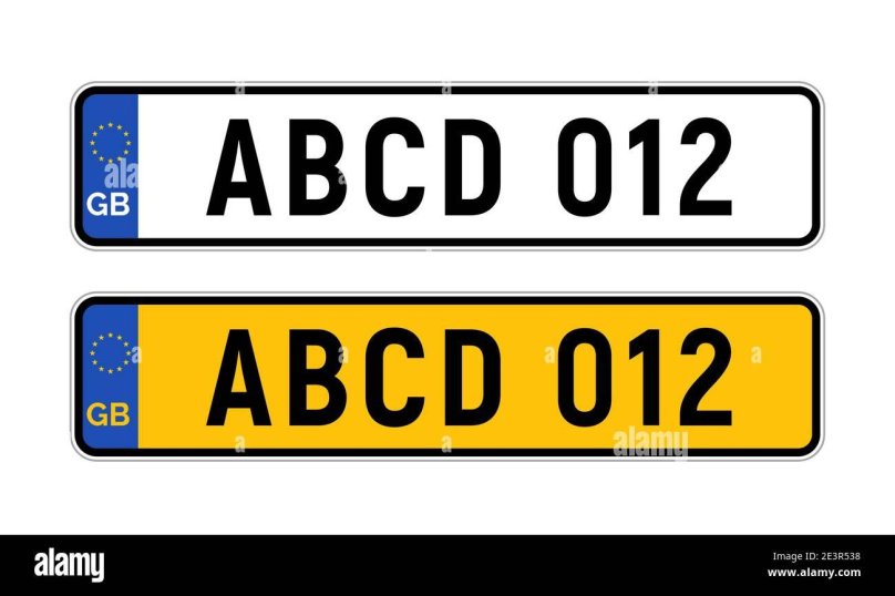 Номерные знаки Великобритании