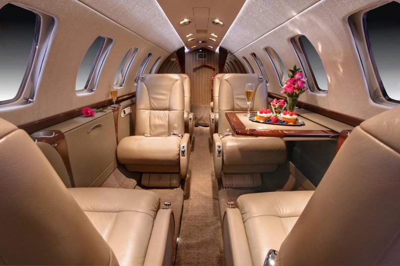 Cessna Citation cj3 салон