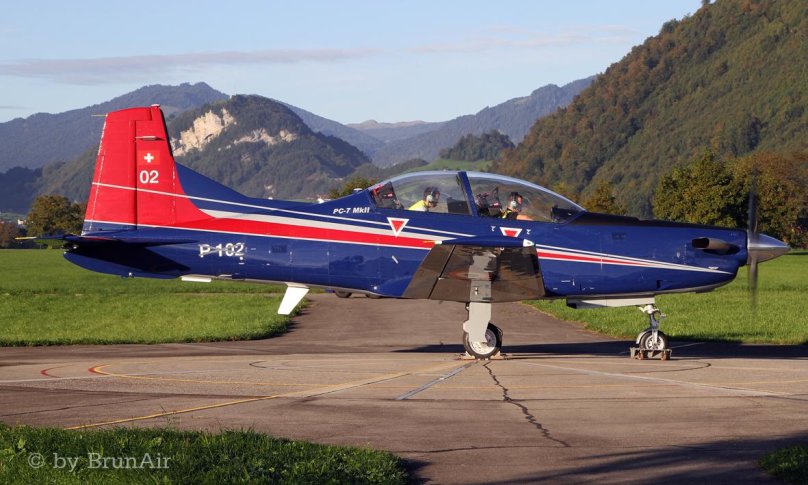 Швейцарский самолет Pilatus