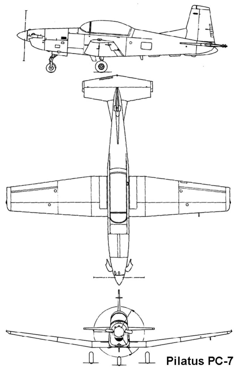 Pilatus Porter PC-6 чертежи