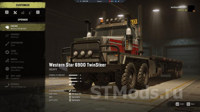 Western Star 6900ts SNOWRUNNER