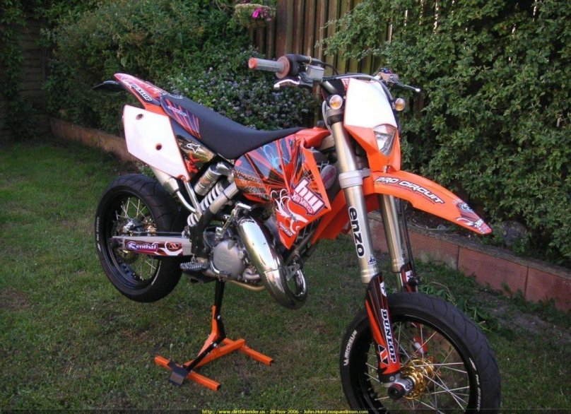 KTM 125 EXC мотард