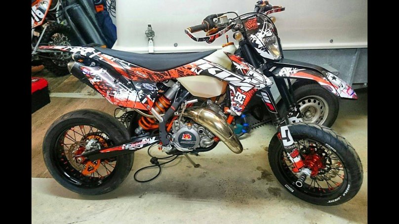 KTM 125 EXC мотард