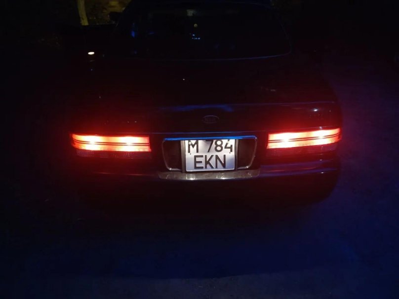 Светящаяся номерная рамка