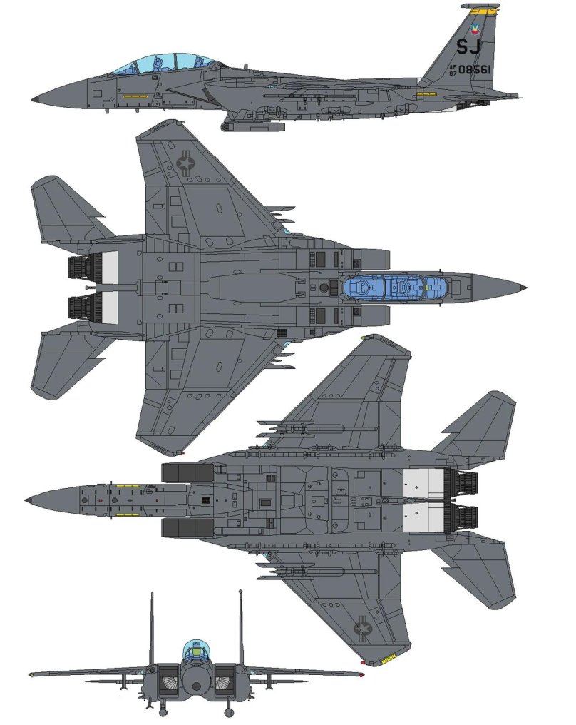F-15 Eagle чертежи