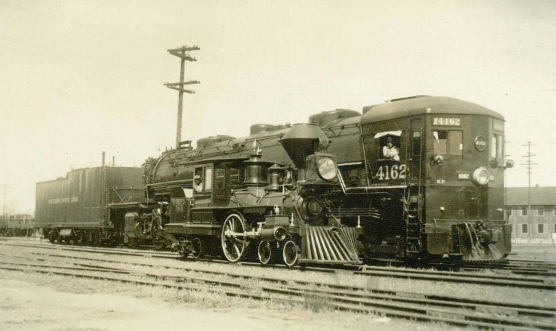 Cab forward Steam locomotive