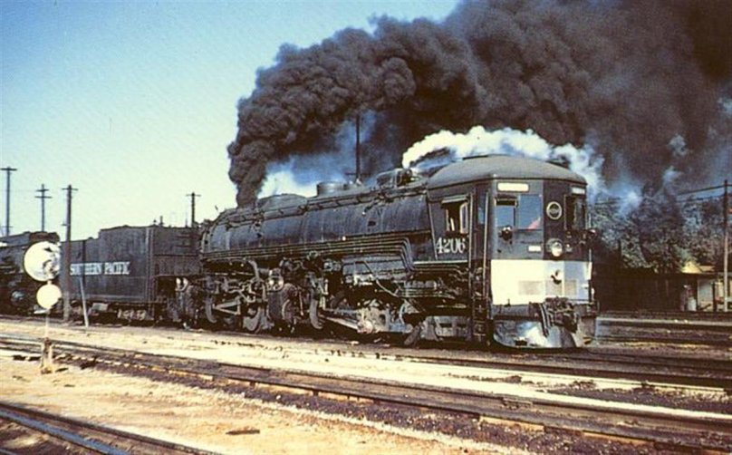 Cab forward Steam locomotive