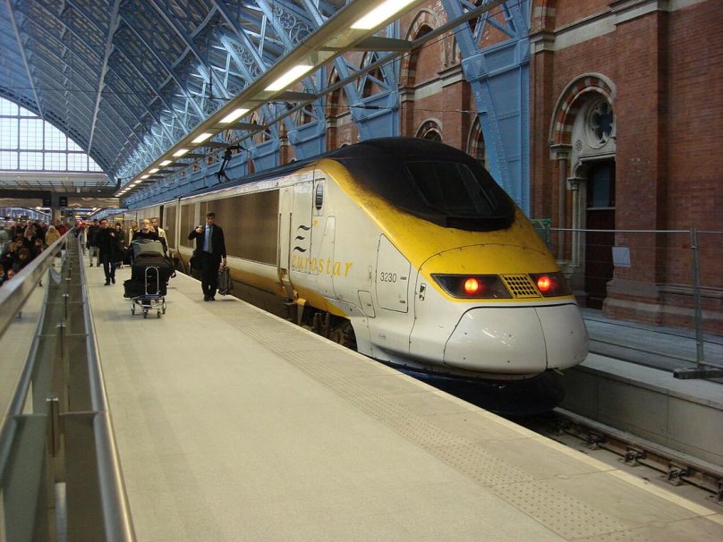 Eurostar поезд Париж Лондон