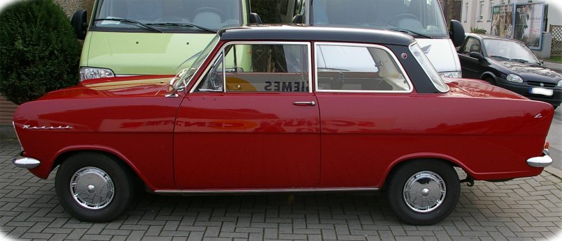 Опель кадет и Москвич