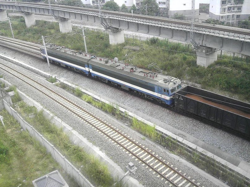 Электровозы в городе Слюдянка