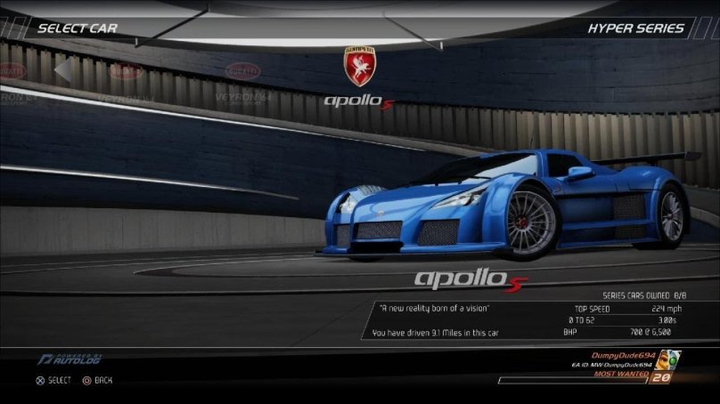 NFS hot Pursuit 2010 Gumpert Apollo s