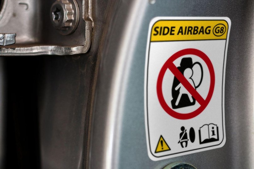 Side airbag наклейка