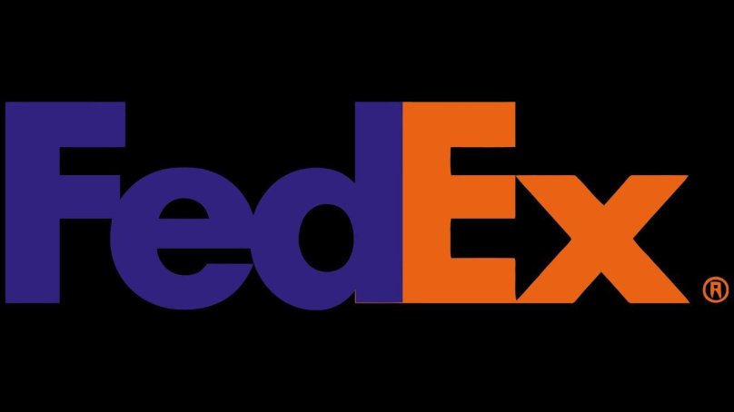 Логотип FEDEX В негативе