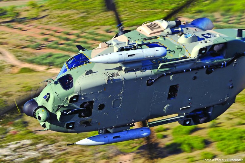 Военный вертолет Еврокоптер nh90 NFH