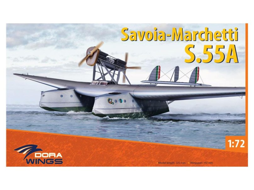 Dw72020 Авиация Savoia-Marchetti s.55 (Torpedo Bomber) (1:72)
