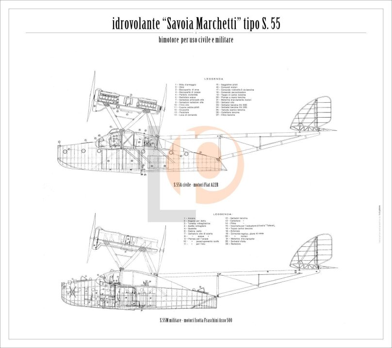 Самолет Савойя Маркетти с 55