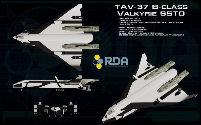 Avatar шаттл Валькирия