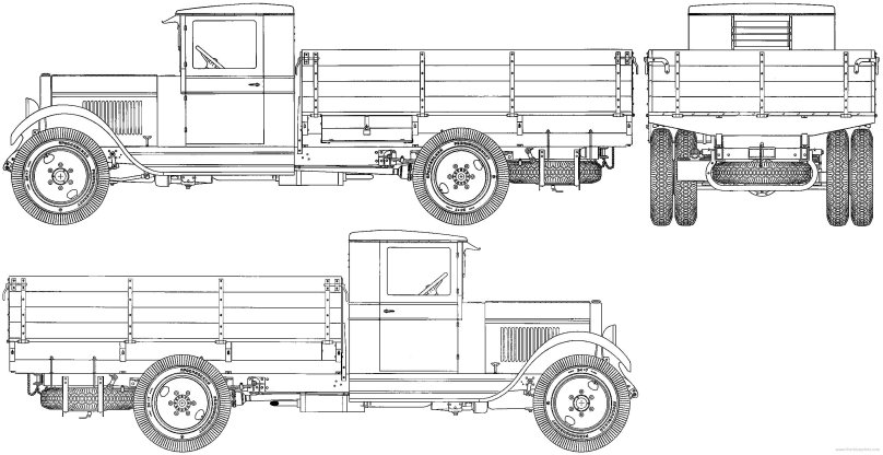 ЗИС 5 габариты