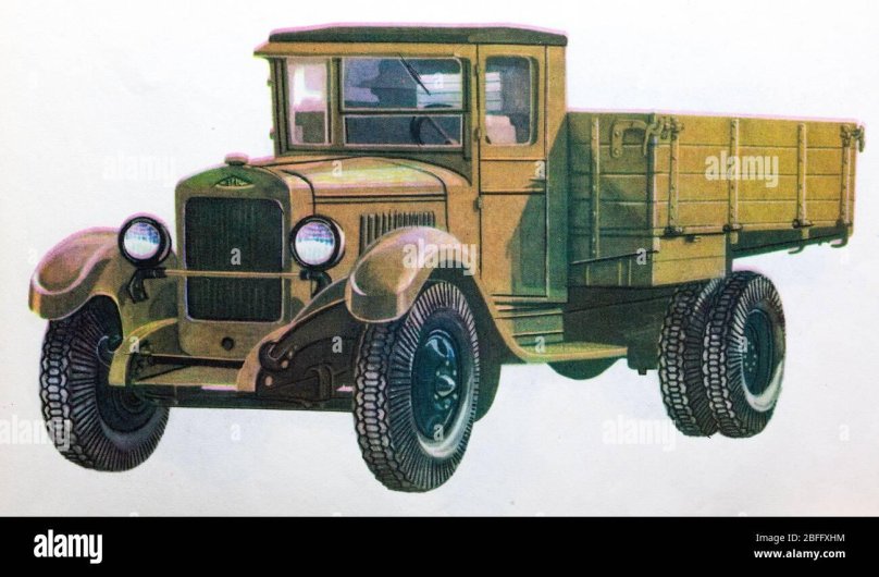 Грузовик полуторка ЗИС 5