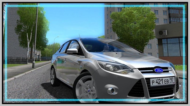 Ford Focus 2 City car Driving