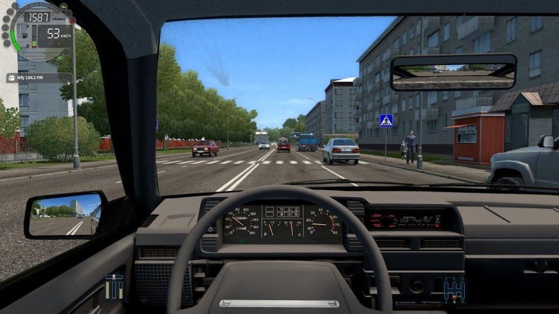 Vaz 2109 City car Driving