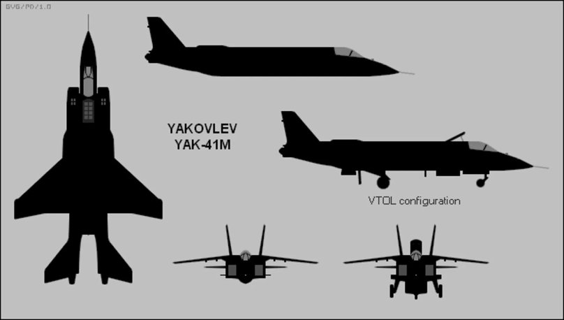 Yak-141 supersonic plane