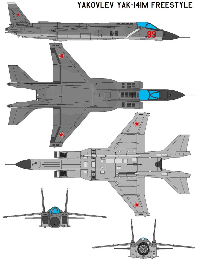 Yak-141 and f-35
